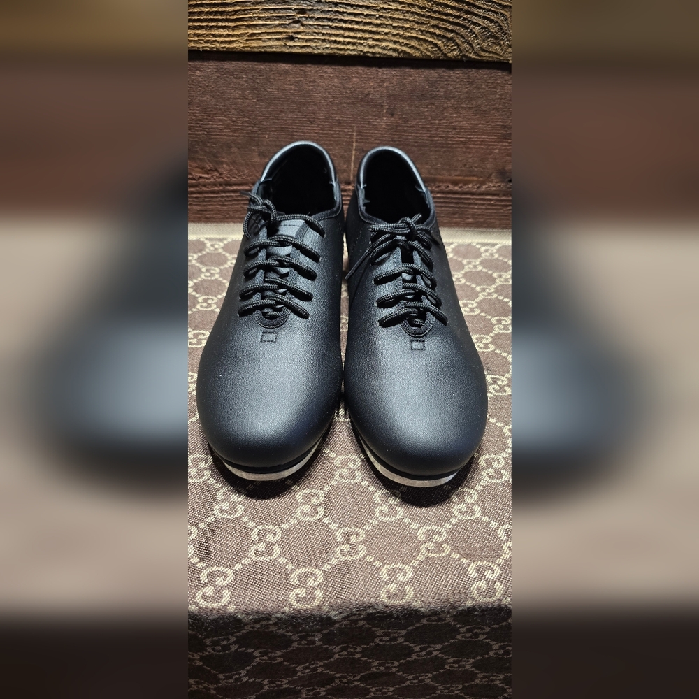 Theatricals Tap Dancing Shoes Adult Women's/Girls 9.0 Black T9500 Nice Condition